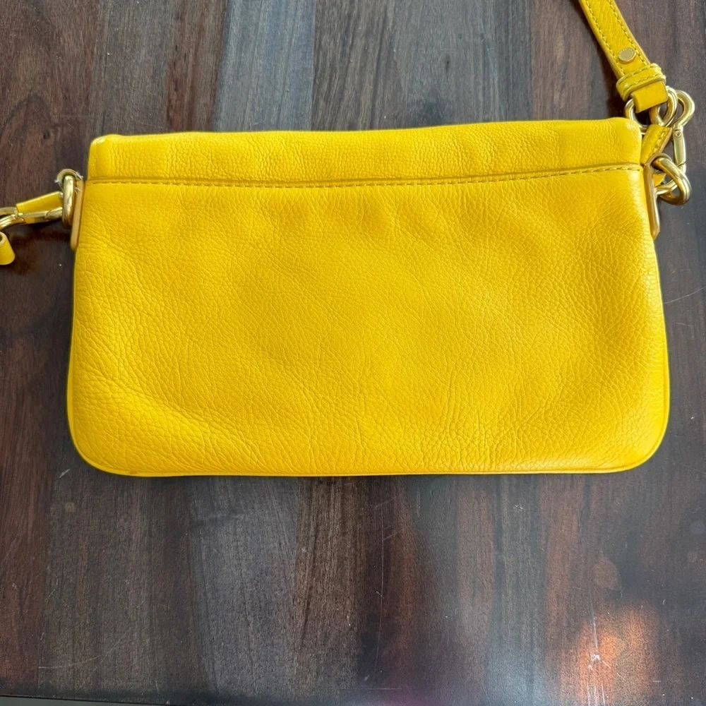 Marc by Marc Jacobs Yellow Leather Too Hot To Handle Sofia Crossbody Bag - Picture 3 of 10